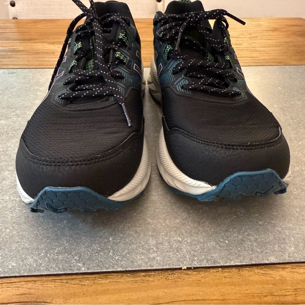 ASICS GEL Venture 9 Women's Trail Running Shoes Black Violet Blue Size 11 Wide - Picture 5 of 12